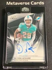 2025 Topps Chrome De'Von Achane Chrome Autographs (RAW)