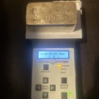 Hand Poured .999 Fine Silver Bar, 56.54 ozt