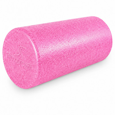 High Density Foam Roller 30x15cm Firm Deep Tissue Massage Yoga Pilates Orange