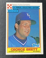 1984 Topps Ralston Purina - George Brett #13