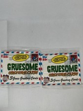 Vintage TOPPS GRUESOME GREETING CARDS Lot Of 3 1992 Non Sports Card