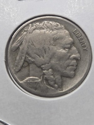 1917 D Buffalo Nickel 5c Choice VF   1331   Check My Store Out!
