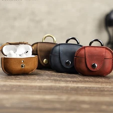 For Apple AirPods Pro 2 Case Leather Wireless Charging Protective Cover Portable