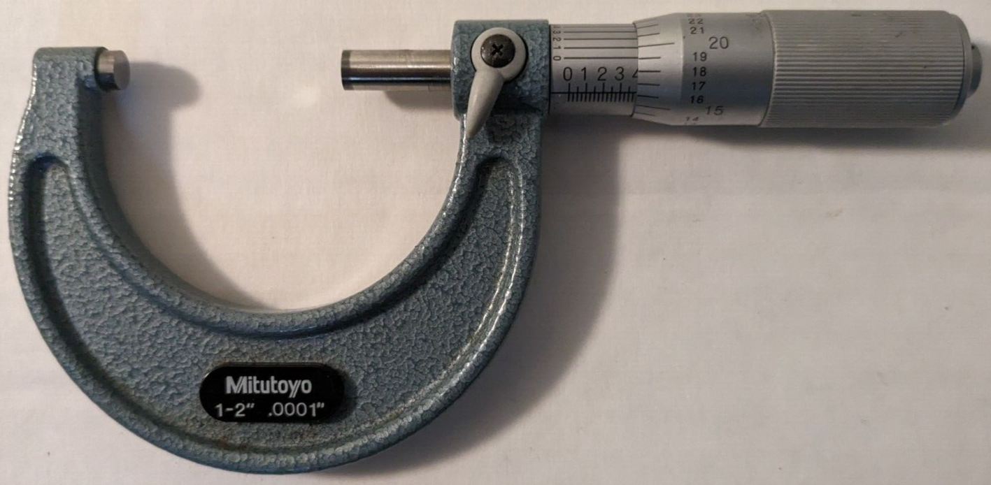 MITUTOYO MICROMETER 12" .0001" No. 103 136 Made in Japan eBay