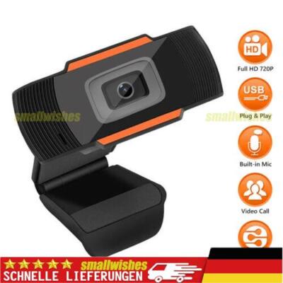Webcam Kamera 1080P HD USB 2.0 3.0 Mit Mikrofon für PC Computer Laptop Windows
