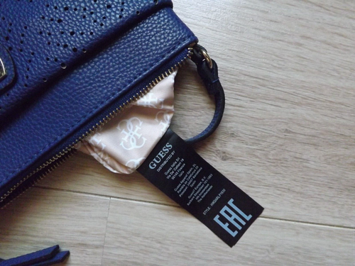 GUESS;UMHÄNGETASCHE;PU LEDER;BLAU;NEU;TOLL!!! - Bild 6 von 8