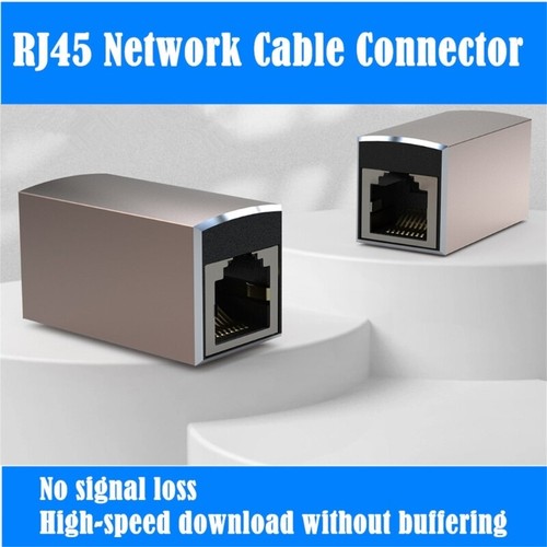 RJ45 Coupler RJ45 Male to Female Connector for Cat8 Cat7 Cat6 Cat5 Networking - Afbeelding 6 van 8
