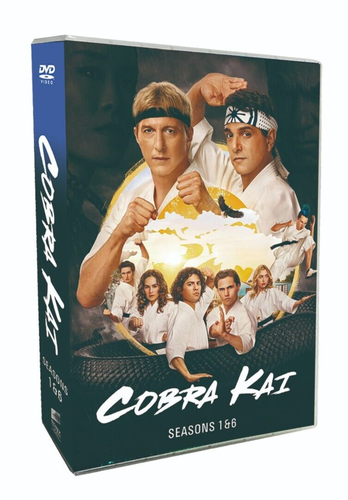 Cobra Kai: The Complete Series Seasons 1-6(Part 1&2&3) (DVD Box Set) Region 1