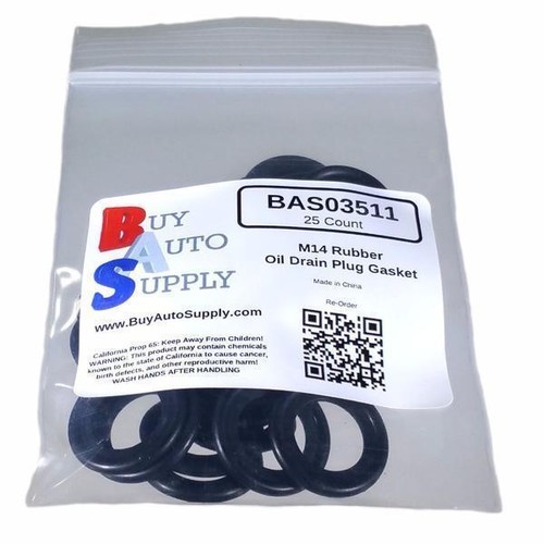 M14 Rubber Oil Drain Plug Gaskets Fits Ford F5TZ6734BA Dorman 097139