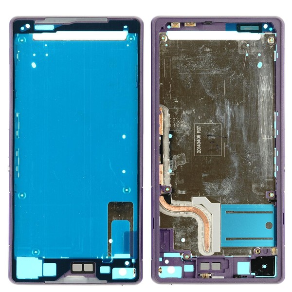 Original Sony Xperia Z2 D6503 GehäUse Abdeckung Cover Rand Schwarz Lila-image