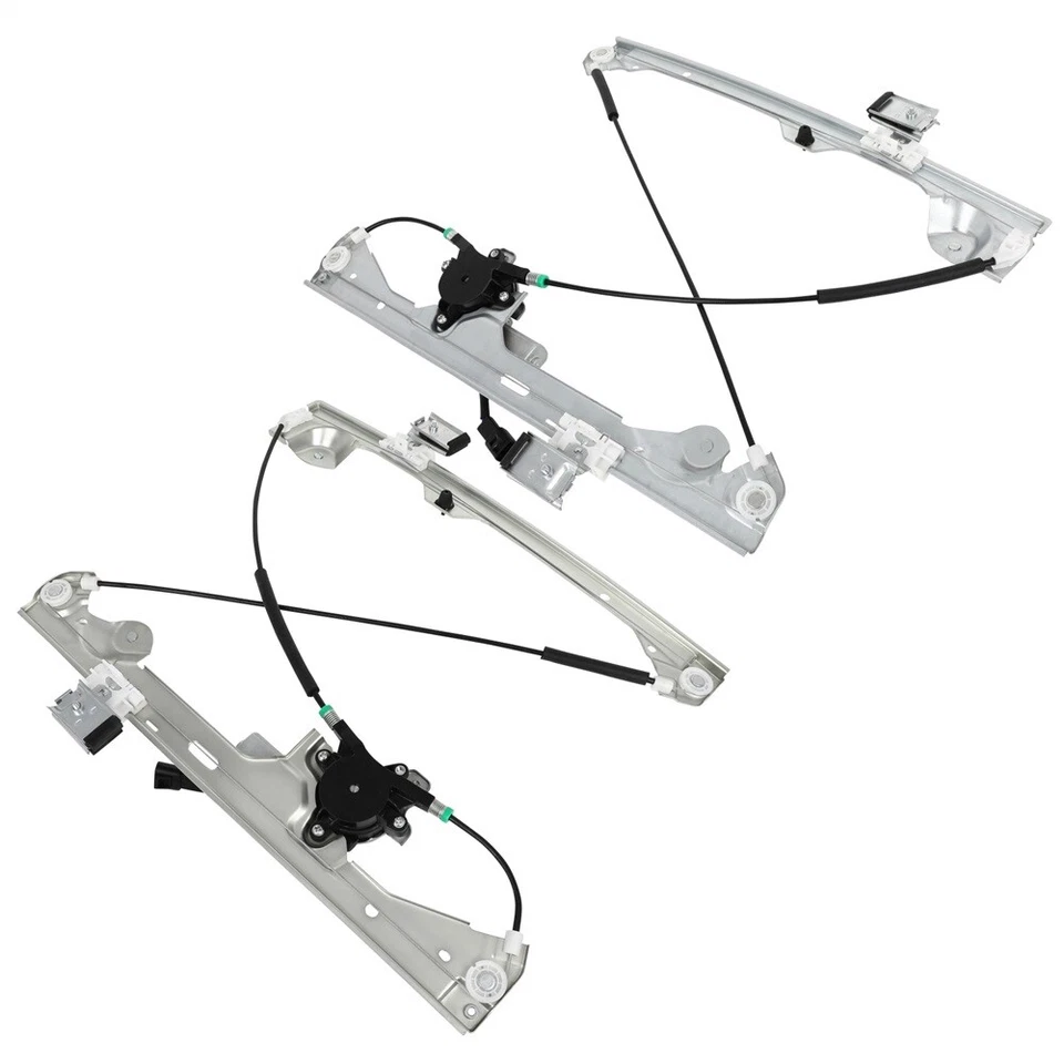 Reguladores de janela com motor para 2014-2007 Chevrolet Silverado 2500 traseira esquerda direita - Imagem 2 de 4