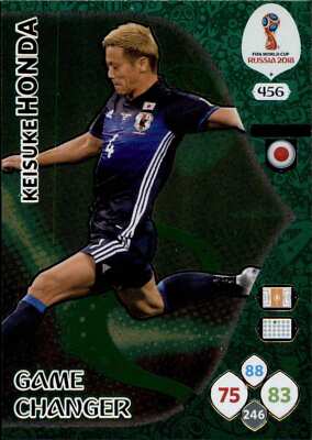 Panini WM Russia 2018 -  Nr. 456 - Keisuke Honda - Game Changer