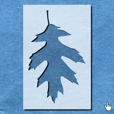 SCHABLONE BAUM BLATT ZWEIG HERBSTBLÄTTER MYLAR MALEREI WANDKUNST BASTELN 4 AIRBRUSH