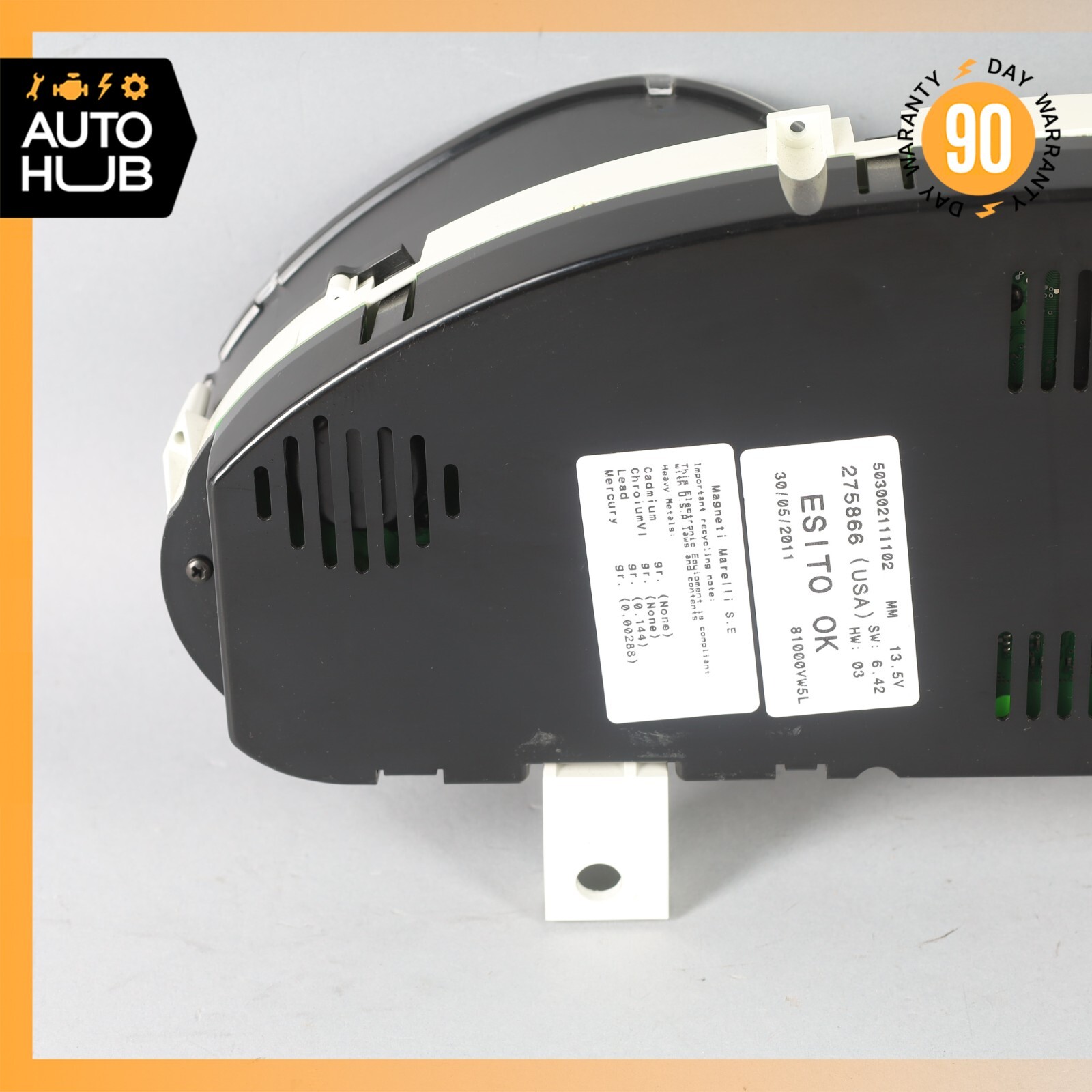 09-12 Maserati GranTurismo S M145 4.7L Instrument Cluster Speedometer OEM 61k