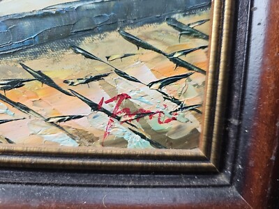BISTRO 1900 Original Reproduction Hand Painted Canvas 24x28