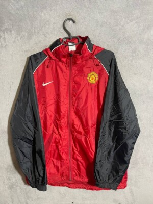 Manchester United Training Football Soccer Long Sleeve Jacket Nike Men Size L