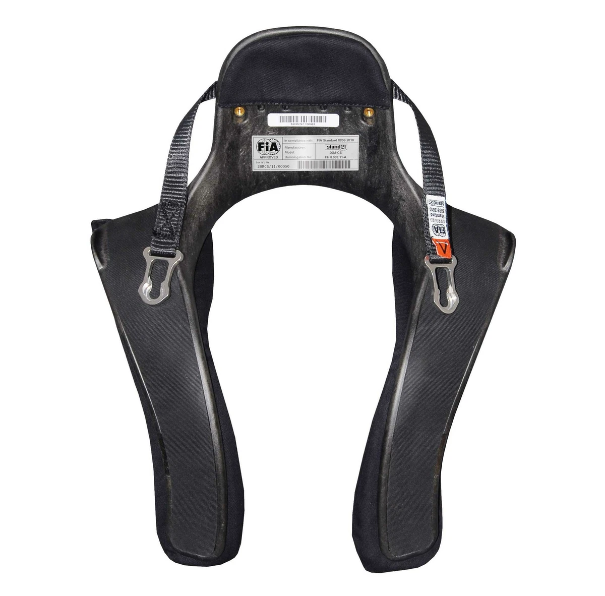 Stand 21 Club Series HANS 20 Degree FHR FIA Safety Device Size
