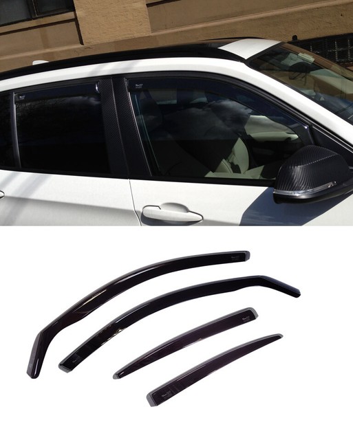 FOR BMW X1 201623 F48 WINDOW VISORS SUN RAIN GUARD WIND DEFLECTORS