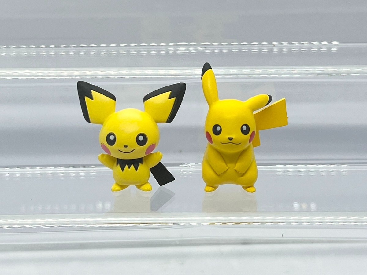 ポケドールポッチャマパチリツセット　 2007 Large size Pokemon Monster Collection Pichu Pikachu Takara Tomy Figure G186