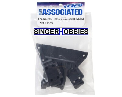 Associated ASC91359 Arm Mounts & Bulkhead Set DB10 / SR10 / DR10 HH