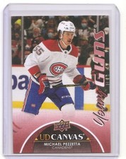 2021-22 Upper Deck Extended Michael Pezzetta Young Guns Canvas Insert Card