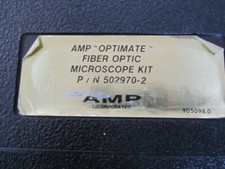AMP Glasfaser Schneidegerät Microscope Kit 502770-2 mit viel Zubehör