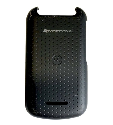 GENUINE Motorola i475 Clutch+ BATTERY COVER door BLACK cell phone back panel