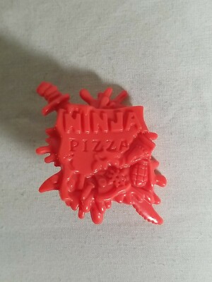 Vintage Pizza Face Shield Accessory Teenage Mutant Ninja Turtles TMNT Red Pizza