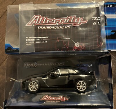 トランスフォーマー Nissan GT-R 黒プライムセット Takara Tomy Alternity Transformer Silver Nissan GT-R A01