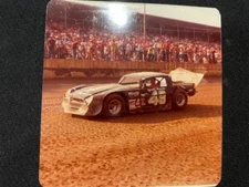 VINTAGE ORIGINAL DIRT LATE MODEL PHOTO; 1981 WALLY HEMINGER; ELDORA SPEEDWAY