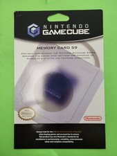 GameCube 59 Block Memory Card - Package Cardboard Only