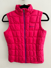 Marmot Down Winter Puffer Vest, Pink, Youth / Girl  s Size M