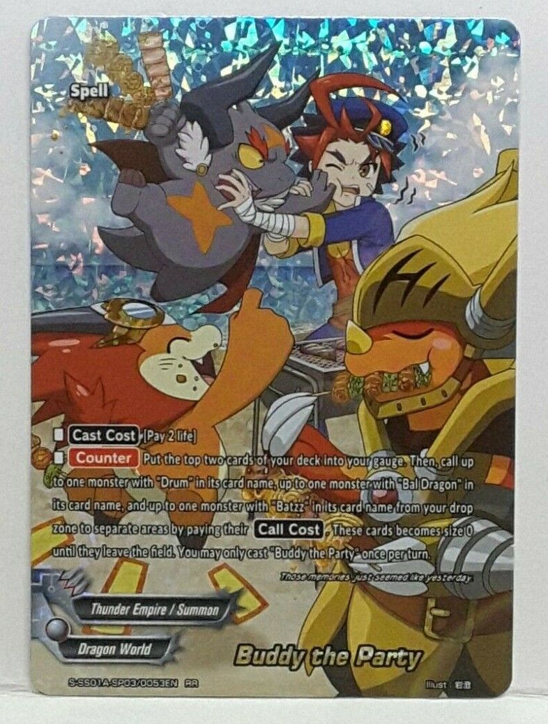 Bushiroad Future Card Buddyfight Buddy the Party S-SS01A Bushiroad Future Card Buddyfight Buddy the Party S-SS01A