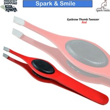 Professional Eyebrow Hair Removal Thumb Grip Tweezer Manicure Pedicure Tools New