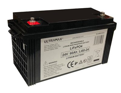 24V 60Ah Lithium Phosphat Batterie LiFePO4 BMS Deep Cycle Solar Wohnmobil Speicher
