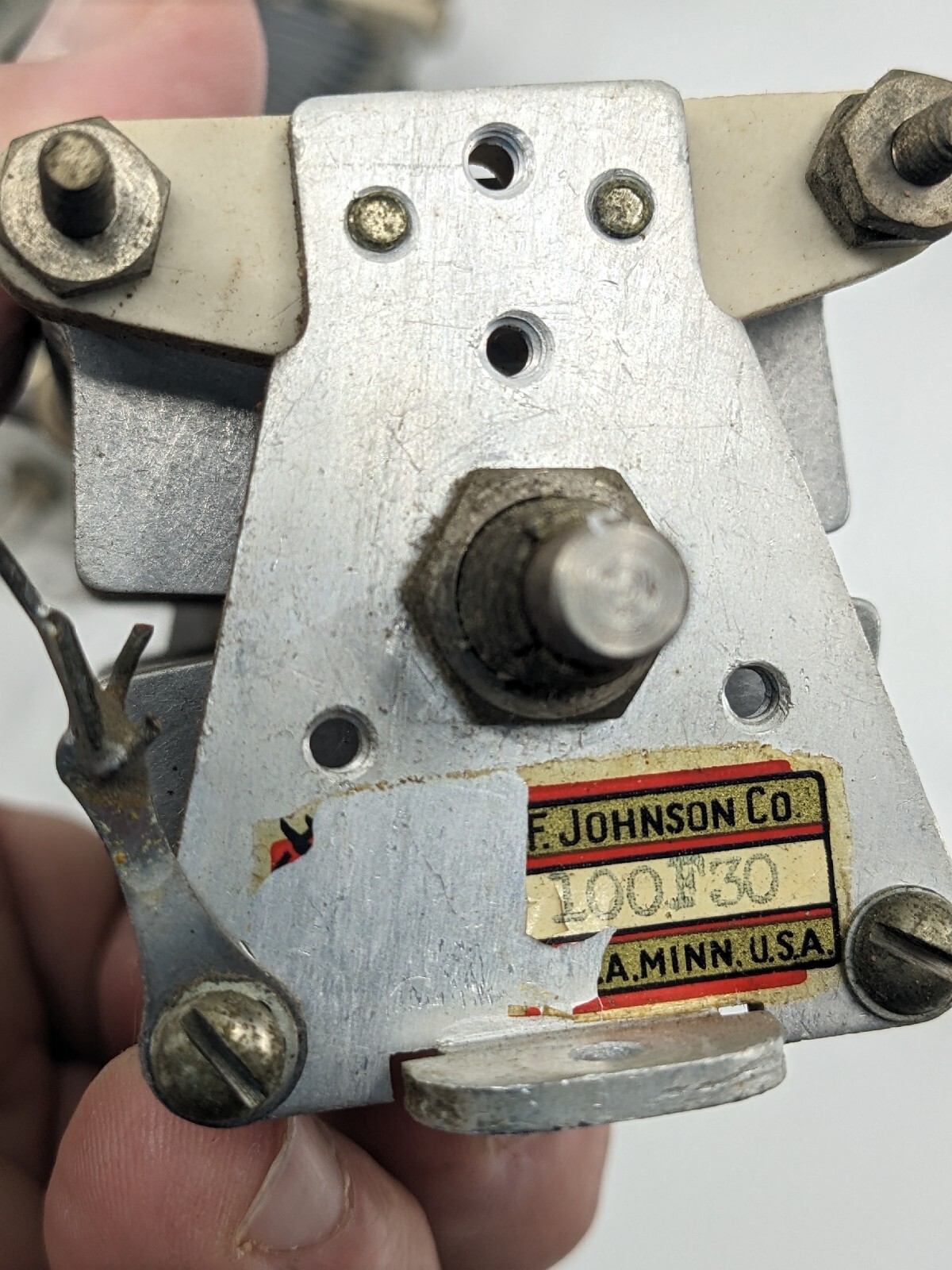 Lot of 7 Vintage Ham Radio Tuning Air Variable Capacitor Condensers EF