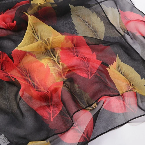 Women's Long Chiffon Scarf Elegant Lightweight Sun Protection Pashmina Shawl - Picture 8 of 50