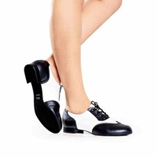 So Danca JZ97 Swingschuhe Weite M Kunstleder Tanzen schwarz sw/weiß Gr.35-44