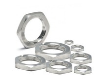 Sechskantmutter flach DIN 439 Norm Feingewinde M 3 - 16 Stahl verzinkt Edelstahl