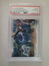 2019 MATIAS LEE LOPEZ TALENT PIPELINE CHROME ROOKIES BOWMAN #KCR PSA 10 GEM MT