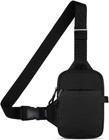 Mini Sling Bag for Men Women - Small Crossbody Bag Casual Phone Chest Black