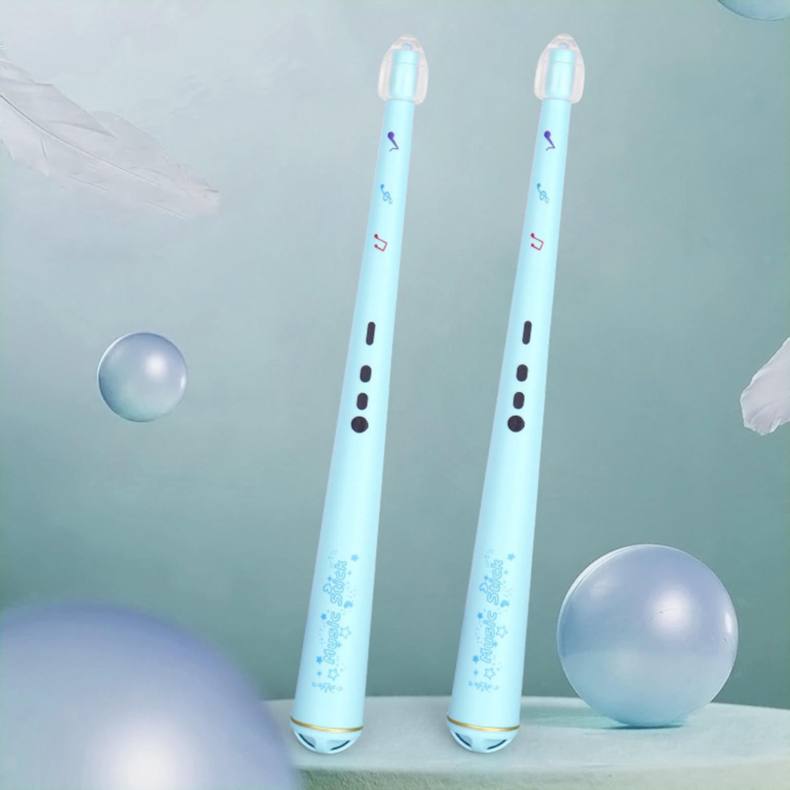 Electric Drumstick Drum Parts Personalized Drum Sticks Gift Drum blue