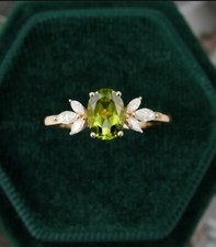 Sparkling Lemon Quartz Ring - Handcrafted Sterling Silver Jewelry November