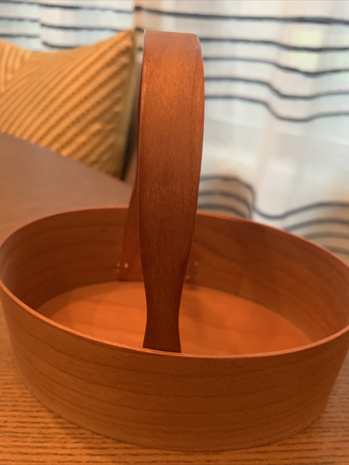 Canterbury Woodworks New Hampshire Shaker Wood Handled Basket eBay