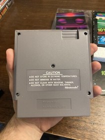 10-Yard Fight (Nintendo NES) Complete - 5 Screw Hangtab Sticker Seal - Authentic