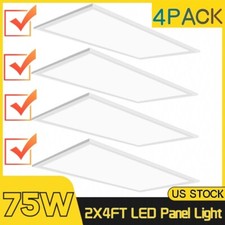 2x4 FT LED Flat Panel Troffer Light,75Watt Recessed Back-Lit Drop Ceiling Lights