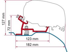 STAFFE PER F80/F65 ADAPTER DUCATO/JUMPER/BOXER H2 L4 DOPO IL 06.2006 98655-904