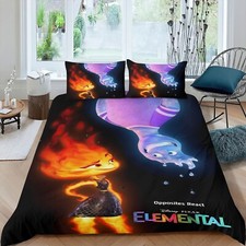 3Pcs Bedding Sets for Elemental Duvet Cover Sets All Season for Kids