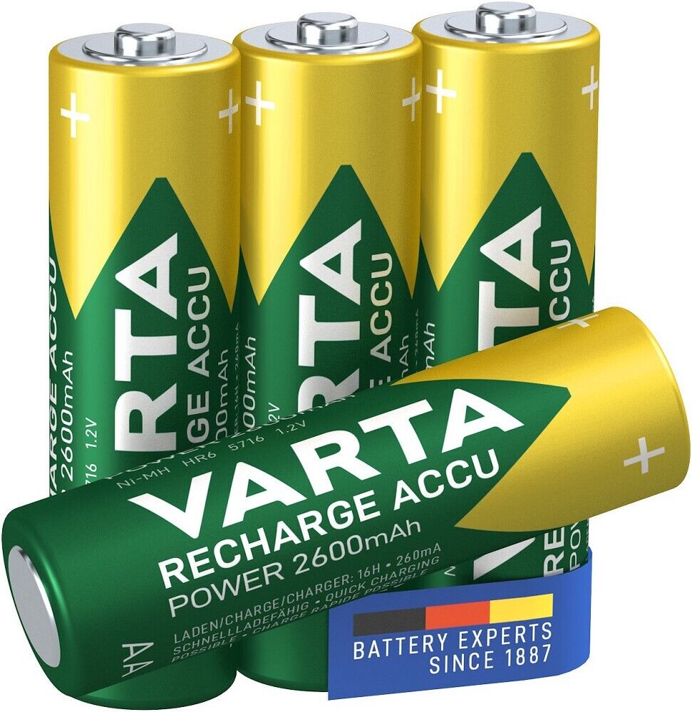 Thumbnail - Varta Mignon-akku Recharge Accu Power Aa 2600 Mah 4er