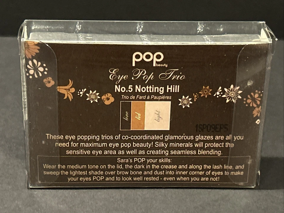 Pop Beauty EYE POP TRIO No.5 Notting Hill • SEALED NEW Eye Shadows • 0.15 oz - Image 2 of 4